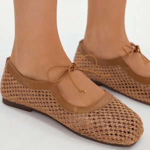 <span class=keywords><strong>Scarpe</strong></span> Basse da Donna in <span class=keywords><strong>Rafia</strong></span> Intrecciata Stile Mary Jane con Punta Quadrata e Fiocco, Casual Retrò Francese, per Autunno e Vacanze, Antiscivolo e Morbide - Product Image 5