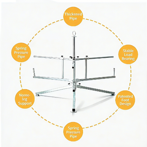 Accesorios Modernos y Flexibles para Fijación de Tuberías de Calefacción por Suelo Radiante, Aptos para Apartamentos, Hoteles, Oficinas en Casa y Salas de Estar - Product Image 1