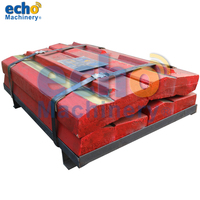 Barre de frappe ECHO FT4250 pour concasseur à percussion, pièce d'usure en chrome et fonte pour une résistance élevée à l'usure dans le concassage de pierres