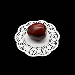 Manteles Individuales Redondos Blancos Mini <span class=keywords><strong>de</strong></span> 12 Pulgadas, Desechables, Resistentes a la Grasa, Ecológicos, Clásicos, <span class=keywords><strong>de</strong></span> Papel <span class=keywords><strong>con</strong></span> Encaje, para Pasteles, Tazas <span class=keywords><strong>de</strong></span> Café - Product Image 5