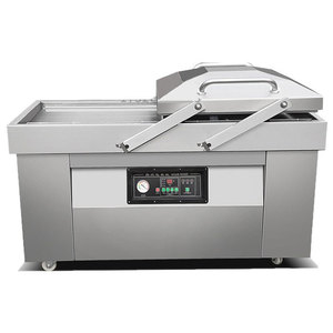 Machine d'emballage sous vide de haute qualité à <span class=keywords><strong>prix</strong></span> d'usine pour <span class=keywords><strong>poisson</strong></span>, steak et autres aliments, scellage par compression à double chambre - Product Image 1