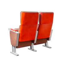 Chaises d'église commerciales en tissu, design moderne, pliables, confortables, pour auditoriums, salles de conférence, escaliers, cinéma