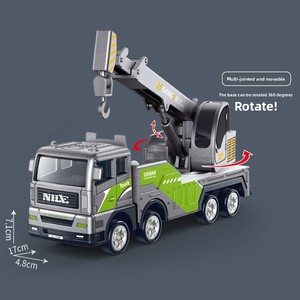 Modellino Statico di Camion Escavatore in Plastica <span class=keywords><strong>Scala</strong></span> <span class=keywords><strong>1</strong></span>:50, Veicolo da Costruzione in PVC, Giocattoli Die-cast, Regali per Bambini - Product Image 3