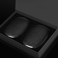 Étui pour écouteurs en fibre de carbone véritable de luxe ultra-fin, résistant aux chocs et à l'usure, pour Max 2024