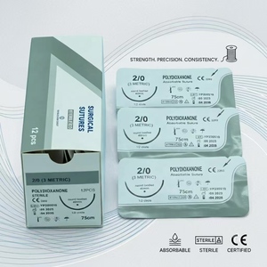 Suturas Médicas Desechables Estériles <span class=keywords><strong>PDS</strong></span> PDO PGA Silk CATGUT, Certificación CE, 5 Años de Garantía, Resistencia a la Tracción, Veterinarias - Product Image 4