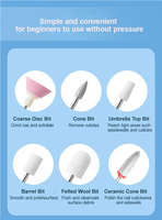 Vente en gros de perceuse à ongles électrique puissante 20000 tr/min, perceuse à ongles professionnelle de haute qualité, portable