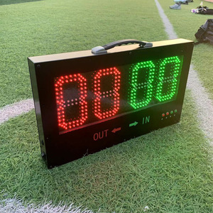 Tableau de Substitution Électronique de Football en Alliage d'Aluminium avec Télécommande Sans Fil <span class=keywords><strong>RYK</strong></span> Modèle 0012, Affichage LED Double Face Rouge - Product Image 6