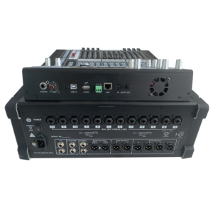 MARCO T16 Professional 16-Channel Digital Mixer with 5-Band EQ Stereo Recording Built-In DSP Effects USB/Wi-Fi Connectivity - Product Image 3
