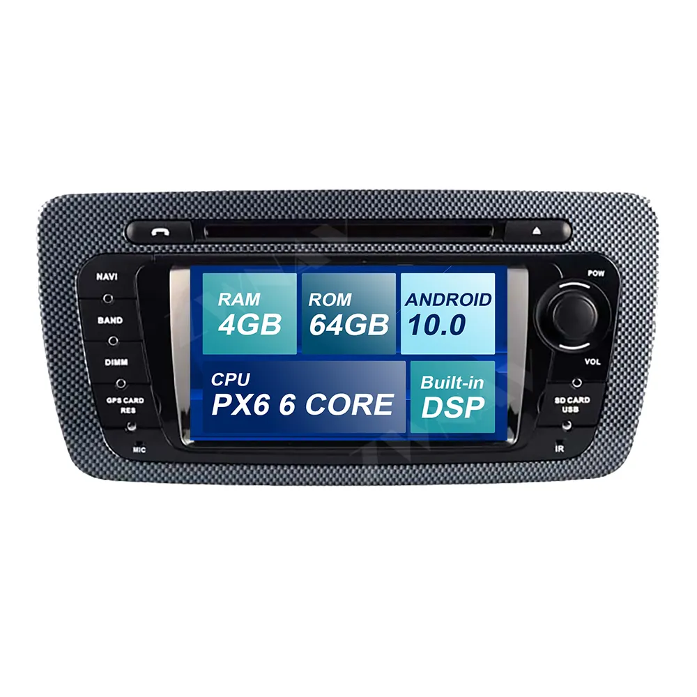 PX6 автомобильные кузова системы для Seat Ibiza Android 10 автомобильное стерео радио Carplay с GPS навигацией Авто Стерео сенсорный экран