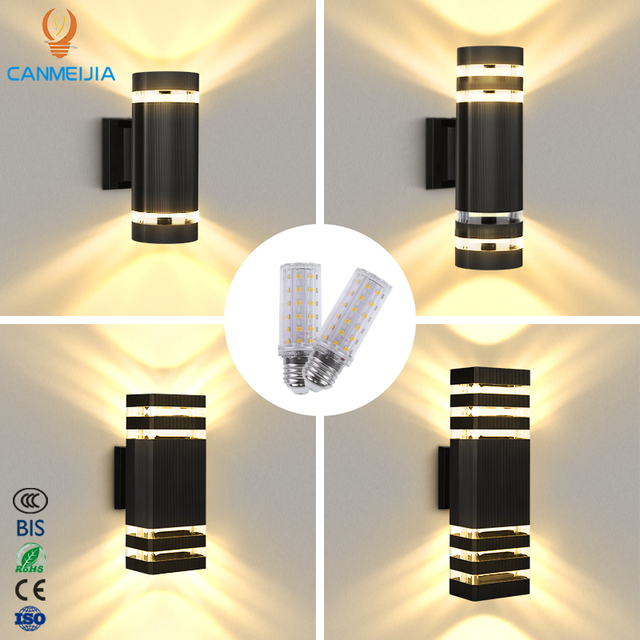 Outdoor Courtyard Ip44 Waterproof E27 Containing Warm Light Source Staircase up and Down Lights/Led Wall Lights/Wall Lamps
