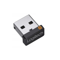 Logitech Wireless Dongle Unifying USB Adapter untuk Mouse Keyboard Logitech, Menghubungkan 6 Perangkat untuk MX M905 M510 M505 Keyboard K400