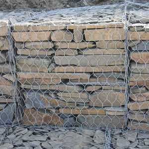 High Tensile <strong>Gabion</strong> Mesh - Galvanized/<strong>PVC</strong> Coated for Landscaping &amp; Environmental Engineering - Product Image 6