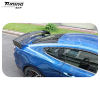 Alerón Estilo GT500 de Fibra de Carbono para Mustang S550 GT ECO 2015-2023, Kit de Conversión y Mejora