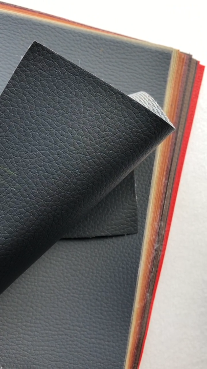 合成革人造革人造革材料织物pvc rexine皮革卷人造绒面革用于汽车座椅