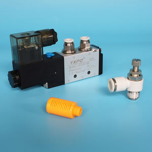 YXPC Marke 5/2 Pneumatikventil Fabrik 4v210-08 NPT 0,8Mpa Einzelspule 220V 110V 12V DC 24V Pneumatisches Magnetventil - Product Image 6