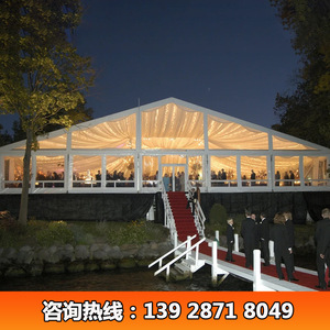 Carpa para Fiestas de Boda de 600 m² con Estructura de Acero, Techo Transparente, Modular, para Exteriores, Impermeable, para las Cuatro Estaciones - Product Image 5