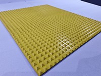 Factory Checker Plate Pyramid Pattern Gummi matte Gummi boden Gummi platte für Garage Custom Cutting Service