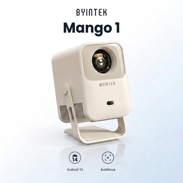 2026 Mango 1 Smart Mini Projector Android 14 Native 720P Auto Focus WiFi Portable Home Cinema Best Budget Choice Mini Projecteur