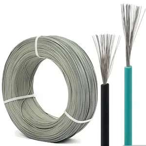 ptfe wire silver plated wire ptfe 26 awg High Temperature PTFE Fluoroplastic Insulated
