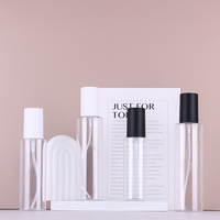 Personnalisé 100-200ml Portable Cosmétiques Distribution Bouteille Vide Plein Capot Presse Pulvérisation Lotion Tête De Pompe Bouteilles En Plastique