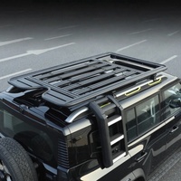Échelle latérale télescopique pliable en alliage d'aluminium noir, dernière version, pour Jetour T2 2023 2024 2025