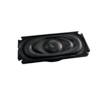 1635 JL-163 Altavoz de 16 mm x 35 mm, 8 ohmios, 2 W, Carcasa de Plástico, Unidad de Controlador Magnético Interno Pasivo de Alta Calidad, Altavoz Cuadrado para Monitor LCD de Portátil