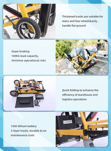 電動階段昇降車椅子用カスタマイズ可能な後部大型ホイール（障害者向け階段昇降・階段伸縮機能付き） - Product Image 4