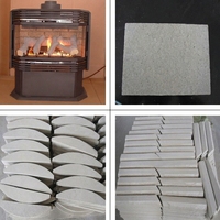 Panneau isolant en vermiculite pour porte coupe-feu, isolation thermique, briques réfractaires pour four, Lingshou
