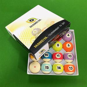 YANMEIYA Ensemble complet <span class=keywords><strong>de</strong></span> 16 billes <span class=keywords><strong>de</strong></span> <span class=keywords><strong>billard</strong></span> colorées <span class=keywords><strong>de</strong></span> 57,2 mm, design Dragon à un œil, pour tournoi, personnalisable, 3,5 kg - Product Image 2