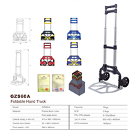 Carretilla de Mano para Subir Escaleras con Capacidad de 70 kg, Carro de Aluminio para Almacenes, Construcción, Fábricas y Compras