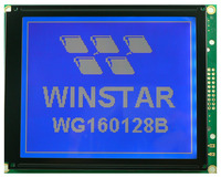 Écran LCD graphique 160x128, Affichage LCD 160x128 WG160128B Température de fonctionnement -20°C ° C+70 ° Instrument industriel de 4,84 pouces