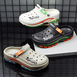 <span class=keywords><strong>Sandales</strong></span> pour hommes, style coréen, décontractées, respirantes, à enfiler, semi-fermées, pour le printemps et l'été, pour l'extérieur, toutes occasions, plage - Product Image 4