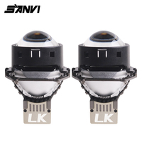 Lensa Proyektor Laser Bi-LED LK 3 Inci 75W Baru 15000 Lumens Super Terang 6000K Lampu Depan Otomatis untuk Audi & Lainnya