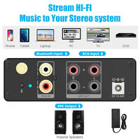 1Mii P4 90W RMS * 2 dijital güç amplifikatörü Bluetooth adaptörü ev sineması Bluetooth 5.3 ses alıcı amplifikatör