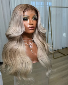 <span class=keywords><strong>Nerissa</strong></span> Haarverlängerung Ombre 1b Grau Glatt 100% Echthaar Brasilianisches Jungfrauenhaar Remy Erstaunlich Beliebte Lace Front Perücke für Frauen - Product Image 4