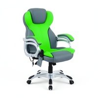 Chaise de travail pivotante en cuir Pu de bureau ergonomique réglable à dossier haut avec accoudoirs canapé de patron d'ordinateur de bureau