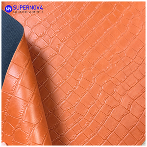 Cuir synthétique effet crocodile gravable au laser en gros pour cadeaux de bureau, couvertures de passeport et porte-monnaie, personnalisation du logo d'entreprise disponible - Product Image 6