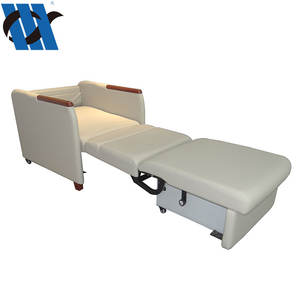 Canapé d'accompagnement familial pour patient BDEC111, <span class=keywords><strong>lit</strong></span> d'accompagnateur avec tiroir de rangement, réglable manuellement, chaise pliante pour <span class=keywords><strong>hôpital</strong></span> - Product Image 3