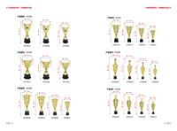 Trophée en métal argenté sur socle en plastique ou en bois noir pour les compétitions de tournois sportifs