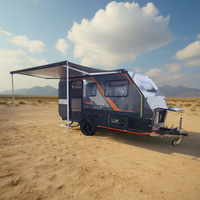 MND-caravane tout-terrain australienne, caravane familiale de voyage, camping-car avec suspension indépendante