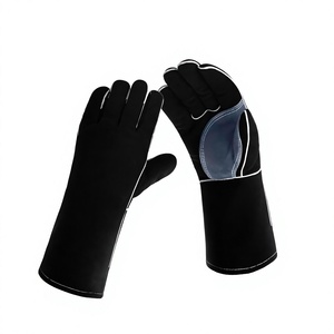 Guantes de Soldadura Reforzados de Cuero Vacuno de Primera Calidad, Resistentes a la Abrasión, al Calor y a las Llamas, para Trabajo Pesado - Product Image 1