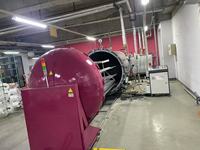 Machine à vapeur pour fil de lin