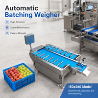 Balance combinée semi-automatique compacte pour aliments, avec petite table de pesée en plastique, idéale pour la planification de lignes de production limitées