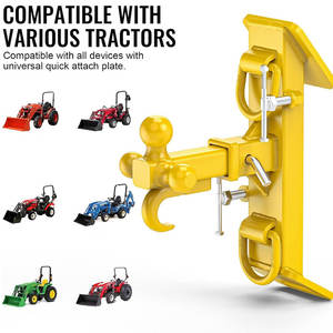 Enganche Universal Ambull Quick Gooseneck 5TH WHEEL de Alta Resistencia para Minicargadora con <span class=keywords><strong>Bola</strong></span> de 2-5/16 Pulgadas y Anillos de <span class=keywords><strong>Remolque</strong></span> de 1/2 Pulgada - Product Image 6