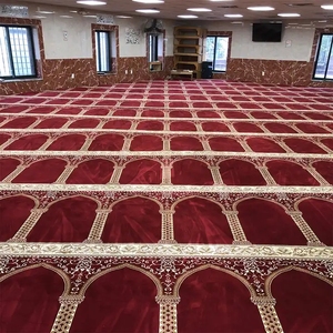 Design personalizzato a buon mercato macchina in Nylon Tufted Muslim moschea 4*25m da parete a parete rotoli morbido Masjid preghiera Karpet - Product Image 5