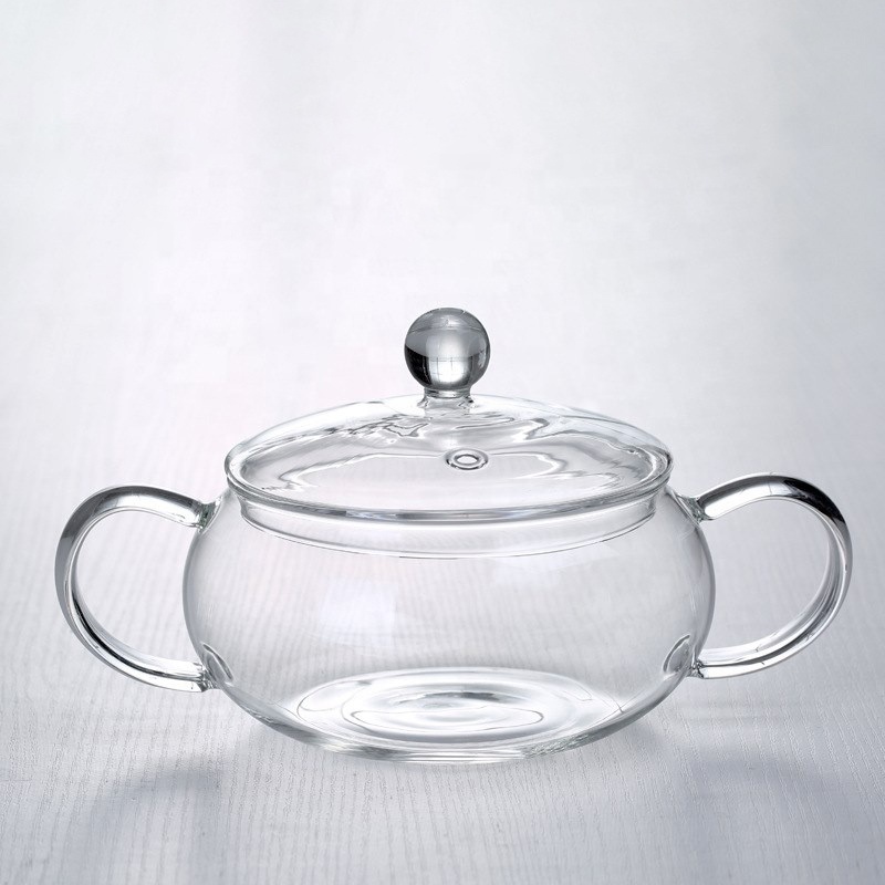 Heat Resistant Borosilicate Glass Pot with
