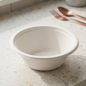 Eco-Friendly 24 oz Sugarcane Bagasse Bowl Serving Dish Microwave Safe Sustainable Disposable Food <b>Container</b> for Back School - Product Image 4