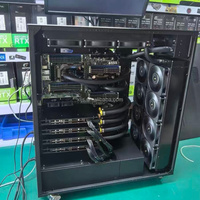 Châssis tour XLJS avec RTX 4090D-48G, édition tout-en-un à refroidissement liquide, pour ordinateur de bureau et serveur