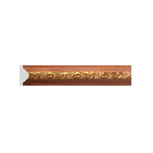 Moulures murales en PS de haute qualité, couleur personnalisée, grain de bois, polystyrène imperméable, fournisseur de garnitures intérieures PC410 - Product Image 2