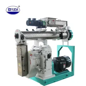 YUDA Mill Fish Cattle Granule Pelletizer Processing Pig Produce Poultry Mini Animal Chicken Making Feed Pellet Machine